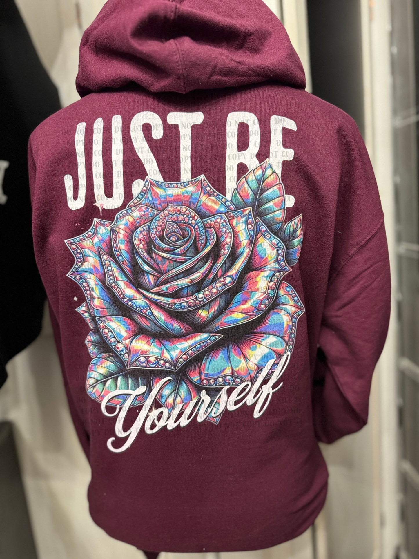 Just be yourself hoodie