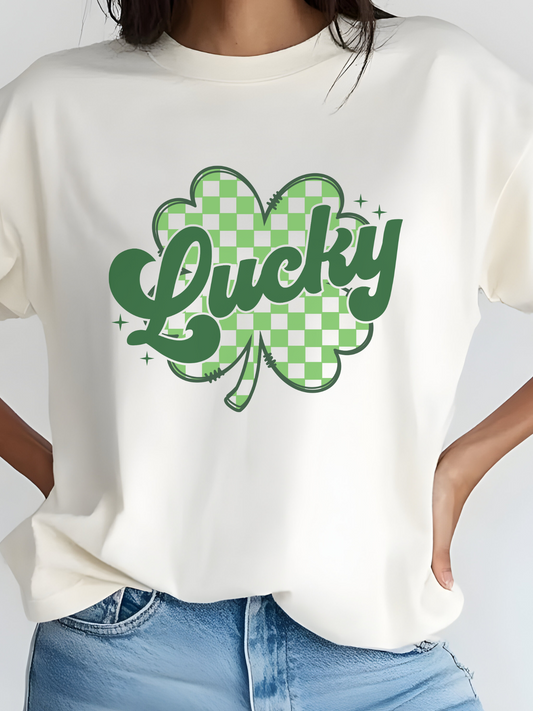 Lucky checkered shamrock